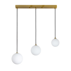 Світильник підвісний Light House LS-19537-3 BRZ+WH (500) бронза, плафон білий