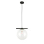 Изображение Светильник подвесной шар Levistella 7841023-1 (250mm) BK+CL черный, плафон прозрачный ИМ Light-Deco 