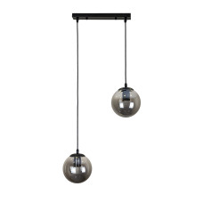 Люстра підвісна кулі Levistella 756PR150F-2 BK+BK (350) чорна
