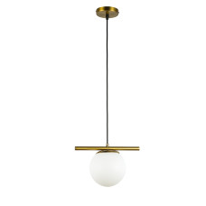 Светильник подвесной шар Levistella 7841023-1 (150mm) GAB+WH бронза, плафон белый