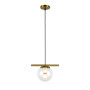 Изображение Светильник подвесной шар Levistella 7841023-1 (150mm) GAB+CL бронза, плафон прозрачный ИМ Light-Deco 1 