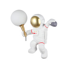 Настінний світильник Бра декоративний "космонавт" плафон зліва Levistella 784V1005LW-1 білий