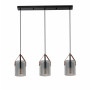 Изображение Люстра подвесная в стиле лофт Light House SRS-20404/3L Matte Black черная, плафон серый ИМ Light-Deco 1 