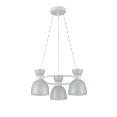 Люстра підвісна кільце з плафонами Light House SRS-20677/3 Matte White біла