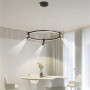Зображення Кільцева чорна люстра із 3-ма спотами Ø 80 см ИМ Light-Deco 5 