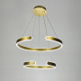 Изображение Підвісна люстра у золотому двоярусному корпусі 40+60 см ИМ Light-Deco 4 