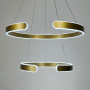 Изображение Підвісна люстра у золотому двоярусному корпусі 40+60 см ИМ Light-Deco 2 