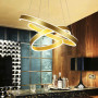 Изображение Підвісна люстра у золотому двоярусному корпусі 40+60 см ИМ Light-Deco 5 