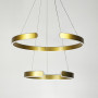 Изображение Підвісна люстра у золотому двоярусному корпусі 40+60 см ИМ Light-Deco 3 