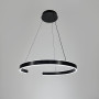 Зображення Підвісна люстра у чорному корпусі діаметром 60 см ИМ Light-Deco 1 