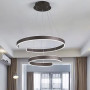 Зображення Підвісна люстра у чорному двоярусному корпусі 40+60 см ИМ Light-Deco 5 