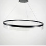 Изображение Дизайнерський світильник у чорному каркасі Ø 80 см ИМ Light-Deco 