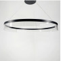Изображение Дизайнерський світильник у чорному каркасі Ø 80 см ИМ Light-Deco 4 