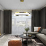 Зображення Сучасна кругла підвісна LED люстра у латунному каркасі ИМ Light-Deco 7 