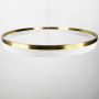 Изображение Сучасна кругла підвісна LED люстра у латунному каркасі ИМ Light-Deco 3 