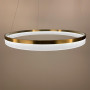 Изображение Сучасна кругла підвісна LED люстра у латунному каркасі ИМ Light-Deco 6 