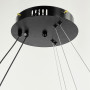 Зображення Сучасна люстра на два кільця 80+60 см у чорному каркасі ИМ Light-Deco 5 
