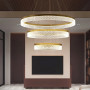 Зображення Дизайнерська золота LED люстра на 3 кільця ИМ Light-Deco 4 
