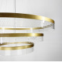 Зображення Дизайнерська золота LED люстра на 3 кільця ИМ Light-Deco 3 