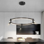 Зображення Кільцева чорна люстра із 3-ма спотами Ø 100 см ИМ Light-Deco 5 
