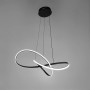 Изображение Чорна люстра із підвісним переплетеним кільцем Ø 60 см ИМ Light-Deco 5 