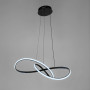 Изображение Чорна люстра із підвісним переплетеним кільцем Ø 60 см ИМ Light-Deco 4 