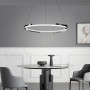 Зображення LED люстра у чорному кільцевому каркасі Ø 80 см ИМ Light-Deco 4 