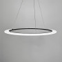 Изображение Сучасна чорна підвісна люстра з кільцем Ø 60 см ИМ Light-Deco 3 