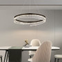 Изображение Чорна підвісна люстра з кільцевим дизайном Ø 60 см ИМ Light-Deco 5 