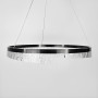 Изображение Чорна підвісна люстра з кільцевим дизайном Ø 60 см ИМ Light-Deco 3 