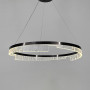 Зображення Чорна підвісна люстра з кільцевим дизайном Ø 80 см ИМ Light-Deco 2 