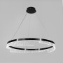 Зображення Чорна підвісна люстра з кільцевим дизайном Ø 80 см ИМ Light-Deco 1 