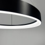 Зображення Підвісна кільцева люстра в чорному каркасі Ø 80 см ИМ Light-Deco 2 