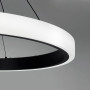 Изображение LED люстра підвісна в кільцевому чорному корпусі Ø 50 см ИМ Light-Deco 2 
