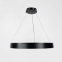 Зображення Підвісна кільцева люстра в чорному каркасі Ø 80 см ИМ Light-Deco 