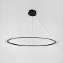 Зображення Сучасна чорна підвісна люстра з кільцем Ø 80 см ИМ Light-Deco 
