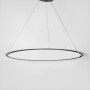 Зображення Сучасна чорна підвісна люстра з кільцем Ø 80 см ИМ Light-Deco 2 