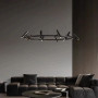 Зображення Кругла підвісна чорна люстра LEEDS на 10 спотів Ø 95 см ИМ Light-Deco 2 