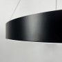 Зображення Підвісна кільцева люстра в чорному каркасі Ø 80 см ИМ Light-Deco 1 