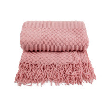 Плед «dusty pink» 130х170 см (поліестр)