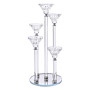 Зображення Свічник скляний на ніжці на 5 свічок Light House LG-30108 CL прозорий висота 38 см ИМ Light-Deco 3 