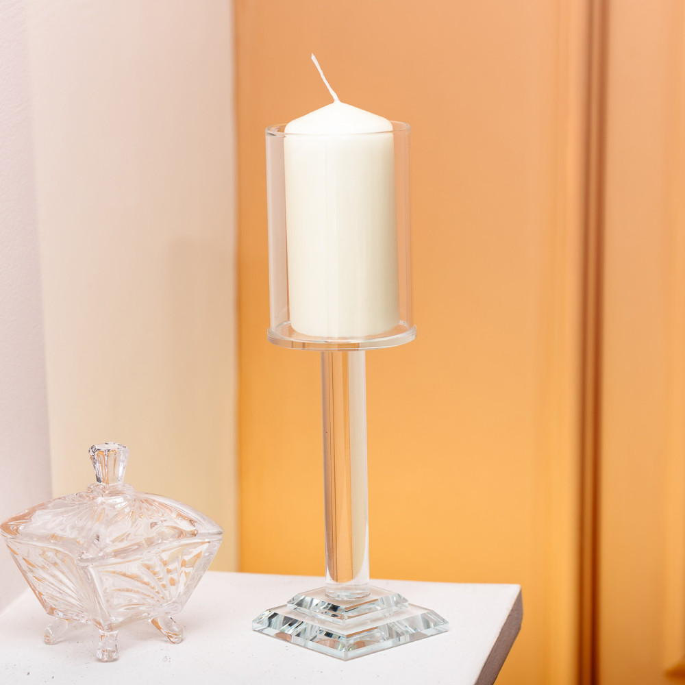 Зображення Свічник скляний Light House LG-30097 CL прозорий висота 23 см ИМ Light-Deco 3 