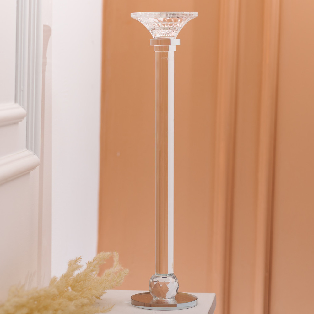 Изображение Подсвечник стеклянный Light House LG-30083 CL прозрачный высота 39 см ИМ Light-Deco 3 