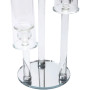 Зображення Свічник скляний на ніжці на 3 свічки Light House LG-30103 CL прозорий висота 73 см ИМ Light-Deco 1 