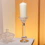 Изображение Подсвечник стеклянный Light House LG-30093 CL прозрачный высота 17 см ИМ Light-Deco 2 