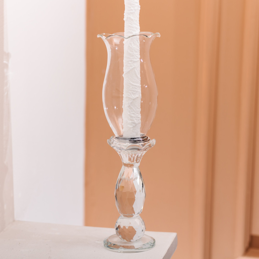 Зображення Свічник скляний Light House LG-30080 CL прозорий висота 28 см ИМ Light-Deco 3 