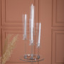 Зображення Свічник скляний на ніжці на 5 свічок Light House LG-30105 CL прозорий висота 73 см ИМ Light-Deco 1 