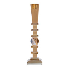 Свічник скляний Light House LG-30074 GD золото висота 28 см