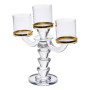 Зображення Канделябр свічник скляний на ніжці на 3 свічки Light House LG-30061 CL прозорий ИМ Light-Deco 1 