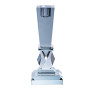 Зображення Свічник скляний Light House LG-30073 CR сірий висота 22 см ИМ Light-Deco 1 